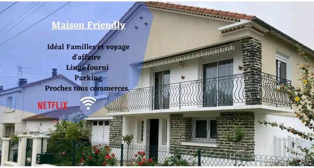 -Comme à la Maison- Jardin, Véranda, Idéal familles et Business Niort Exterior foto